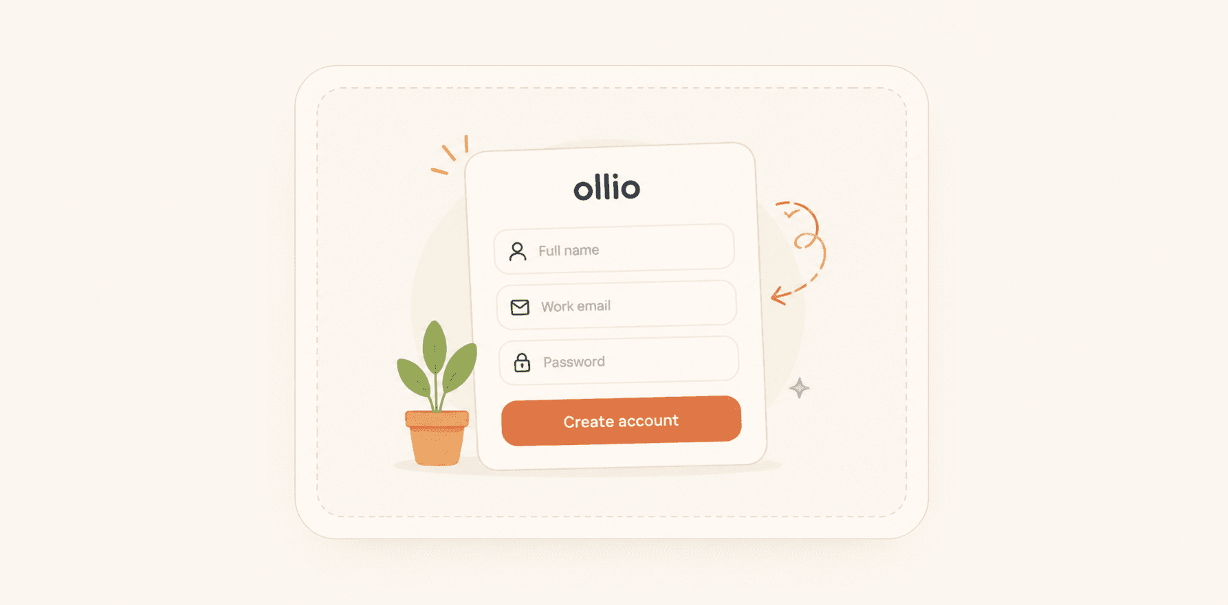 Create your Ollio account