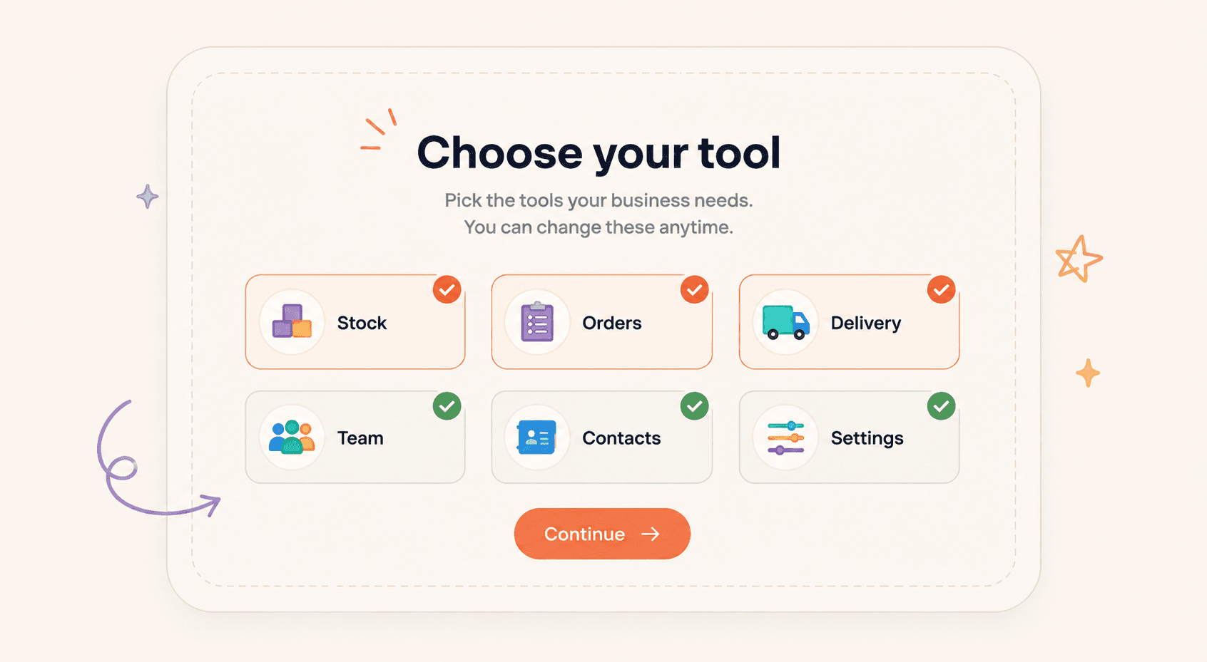 Choose the tools your business needs